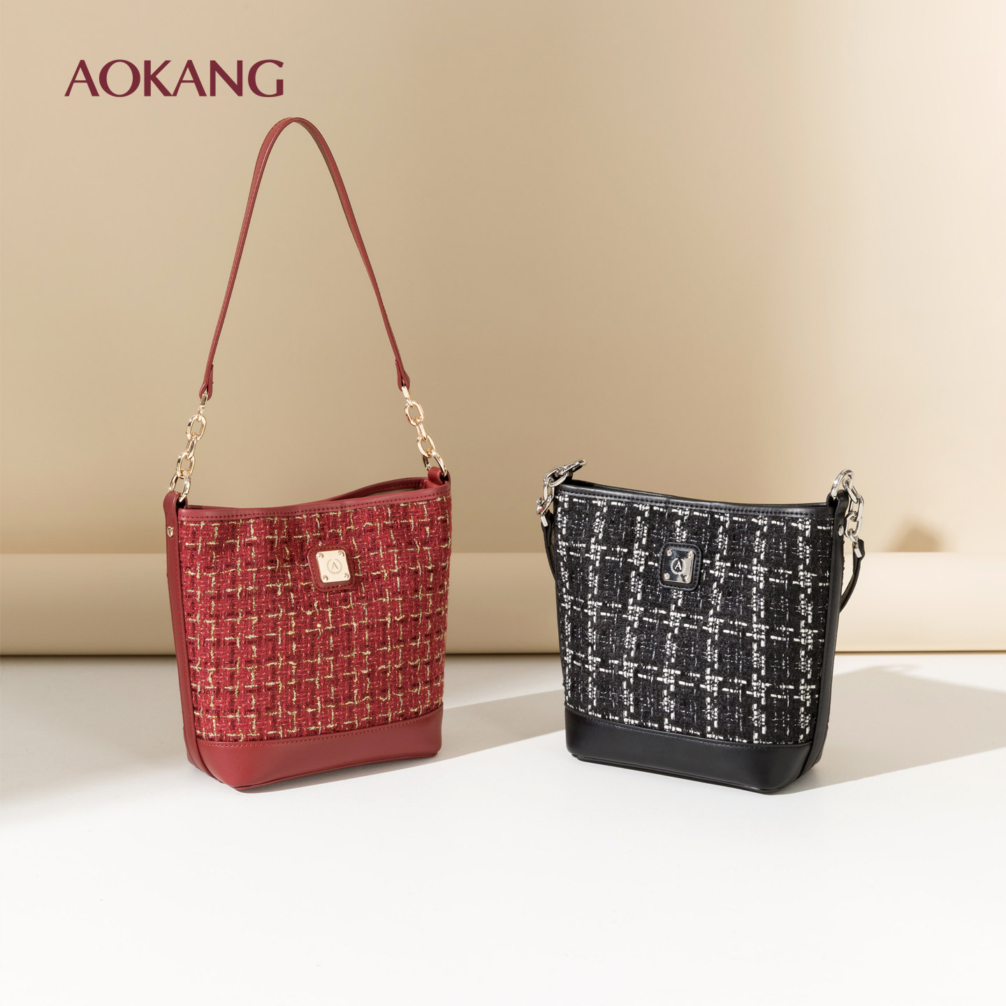 奥康 女包2025新款时尚百搭单肩包小香风腋下包聚会女包,箱包皮具/热销女包/男包,单肩包,淘宝优惠券,粉丝福利购,淘宝优惠卷