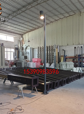 单头投射灯现代简约高杆灯公园社区庭院灯镀锌深灰色立柱灯户外灯