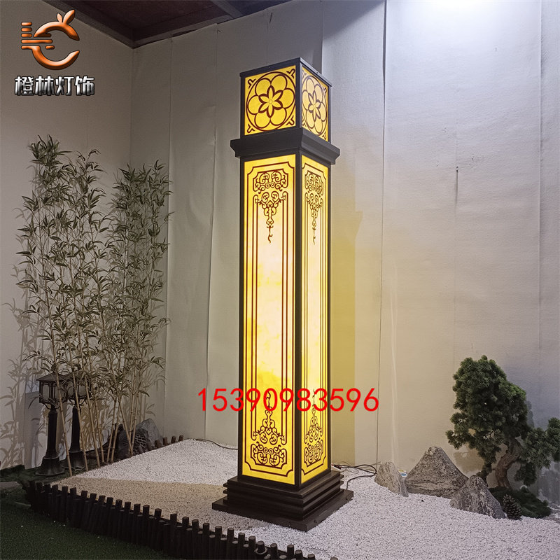 售楼部大门广场景观灯柱户外仿云石立柱灯箱石墩高柱灯仿云石印花,家装灯饰光源,景观庭院灯饰,淘宝优惠券,粉丝福利购,淘宝优惠卷