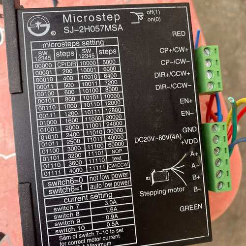 议价Microstep Sj-2H057MSA步进驱动电机可维修