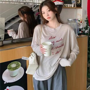 佐梦依时尚 T恤 休闲字母长袖