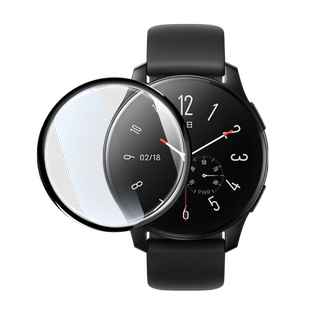 适用vivowatch5保护膜3钢化软膜手表膜表盘膜watch2贴膜vivo全屏覆盖曲面vivi全包三代vovo智能贴膜vovi