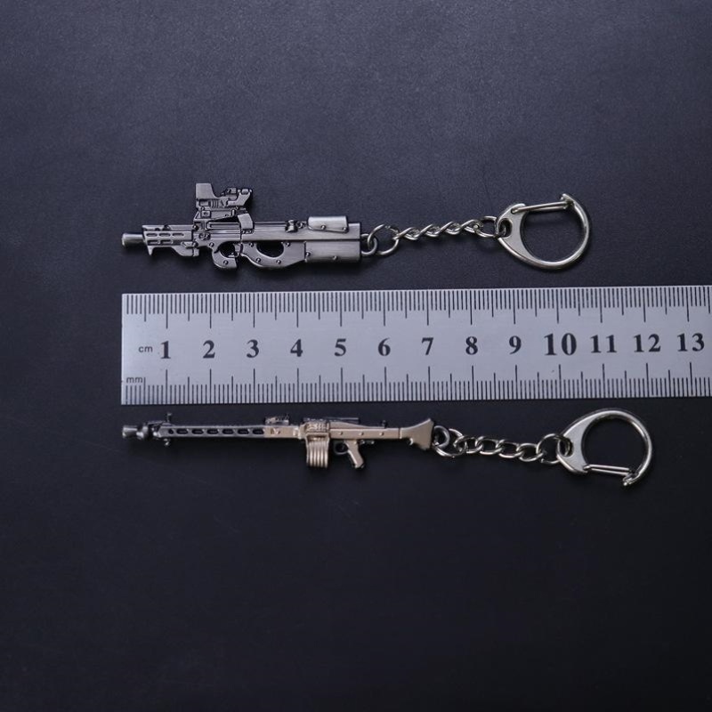 和平精英地铁逃生挂件和平吃鸡周边合金迷你妹控MK14小模型