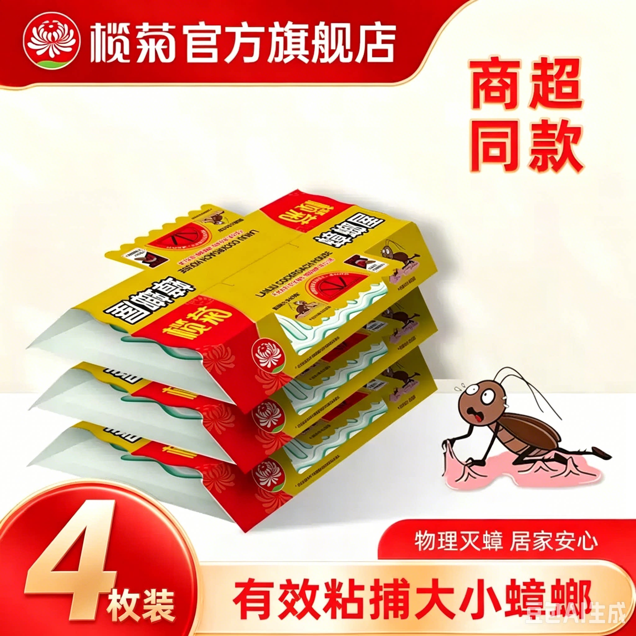 榄菊蟑螂屋家用蟑螂一窝端