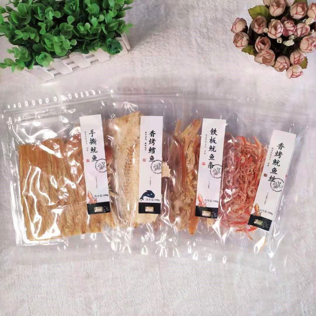 佳美洋香烤鳕鱼手撕鱿鱼香烤鱿鱼丝铁板鱿鱼条100g/包即食鱼零食