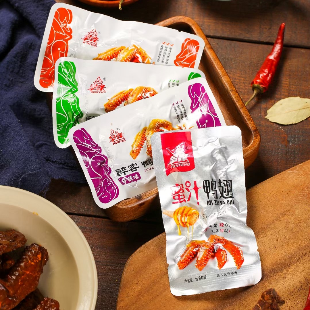 鸭翅真空包装卤味零食攀峰醉客