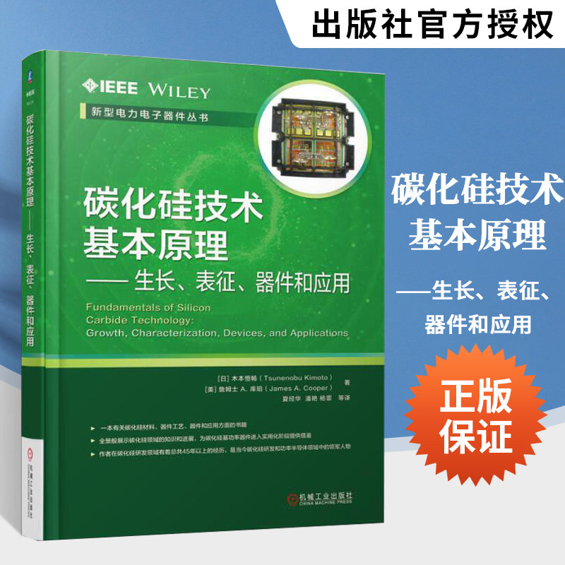 碳化硅技术基本原理 生长 表征 器件和应用 木本恒暢碳化硅材料器件工艺器件和应用书籍晶体外延生长电学光学性能研究书