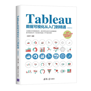 Tableau数据可视化从入门到精通视频教学版Tableau 2020数据可视化处理技术数据分析应用解析书 王国平著 清华大学出版社