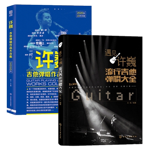 遇见许巍+许巍吉他弹唱作品大合集 全2册 吉他谱书籍 流行音乐弹唱初学者零基础入门自学教程 指弹吉他教材 易上手吉他教学书