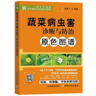 社书籍 农业出版 蔬菜病虫害诊断与防治原色图谱 黄瓜番茄南瓜病虫害防治及安全用药蔬菜种植技术蔬菜生产技术全书蔬菜种植书籍