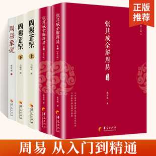 周易象说 张其成全解周易 周易正宗 上下册 全5册张其成讲易经入门通俗读文明之旅节目主讲周易占筮原理易经书籍哲学知识读物