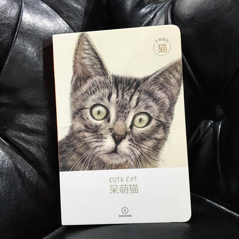 猫手账本猫咪手账本笔记本本子日记本手帐本记事本小本子宠物高颜值初中生高中生专用空白本日程本方格本加厚口袋本简约2025