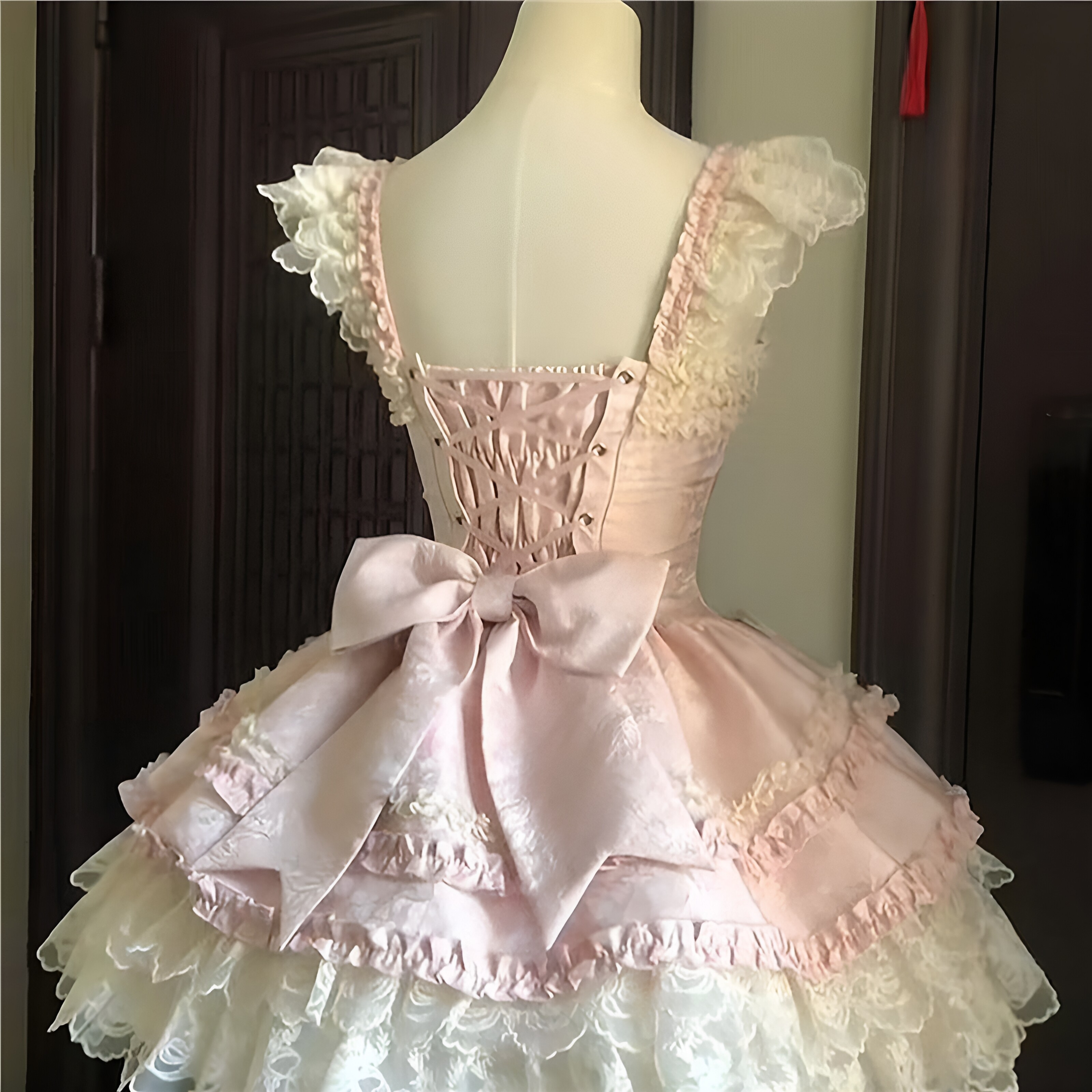 小蓓蕾洛丽塔鱼骨JSK短裙修身