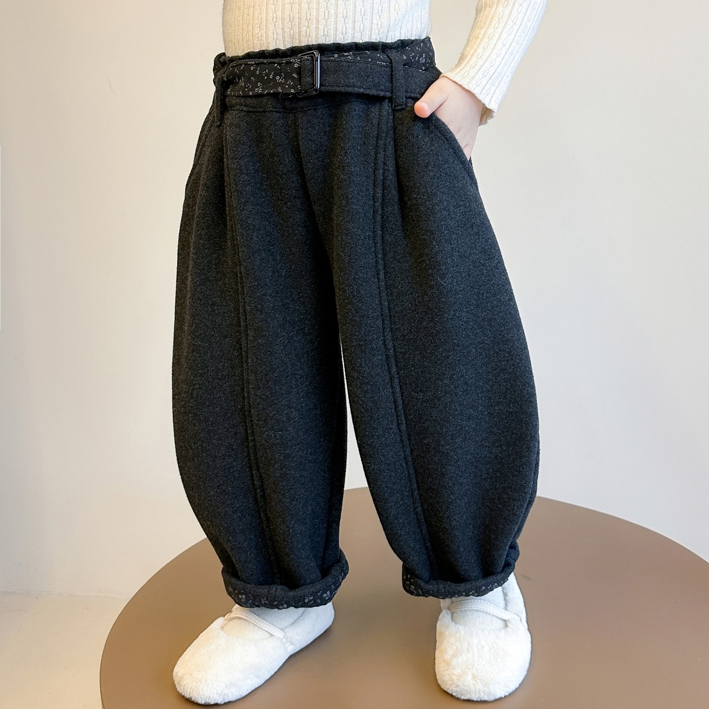 女童加绒弯刀裤秋冬2025新款儿童一体绒保暖裤宝宝炸街羊驼绒长裤,童装/婴儿装/亲子装,裤子,淘宝优惠券,粉丝福利购,淘宝优惠卷