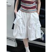 儿童休闲五分裤 短裤 夏季 新款 子薄 女童洋气薄款 2025大童中裤 工装