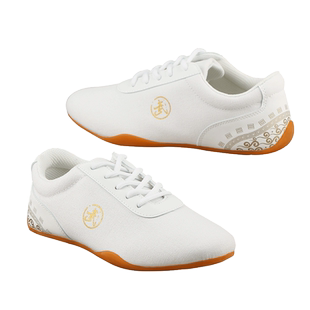 帆布太极鞋女男款练武术鞋练功鞋牛筋底运动鞋打太极拳的训练鞋子