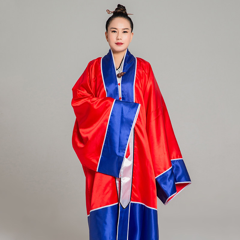 道士穿的服装男法器道场道服法衣道袍经衣三清长袍道袍天师府衣服