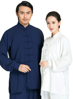 武农旗舰店棉麻春夏男女太极服
