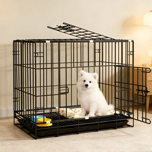 狗笼子小型犬室内折叠带厕所泰迪比熊中型犬柯基边牧宠物专用狗窝