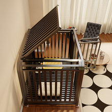 家用大型狗笼中型犬狗屋可移动室内分离带厕所狗狗围栏宠物专用笼