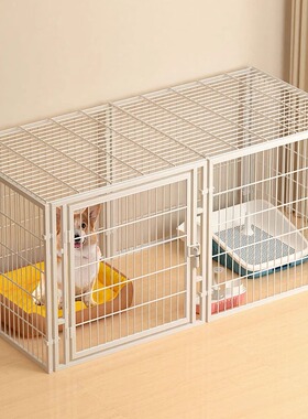 宠物围栏狗笼子室内家用小中型犬猫屋鸡兔笼栅栏自由组合一室一卫