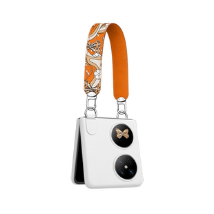 华为Pocket 2新款折叠屏原装保护壳华为宝盒2官方手机壳时尚手提保护壳绮梦彩蝶保护壳缤纷字母保护壳原装