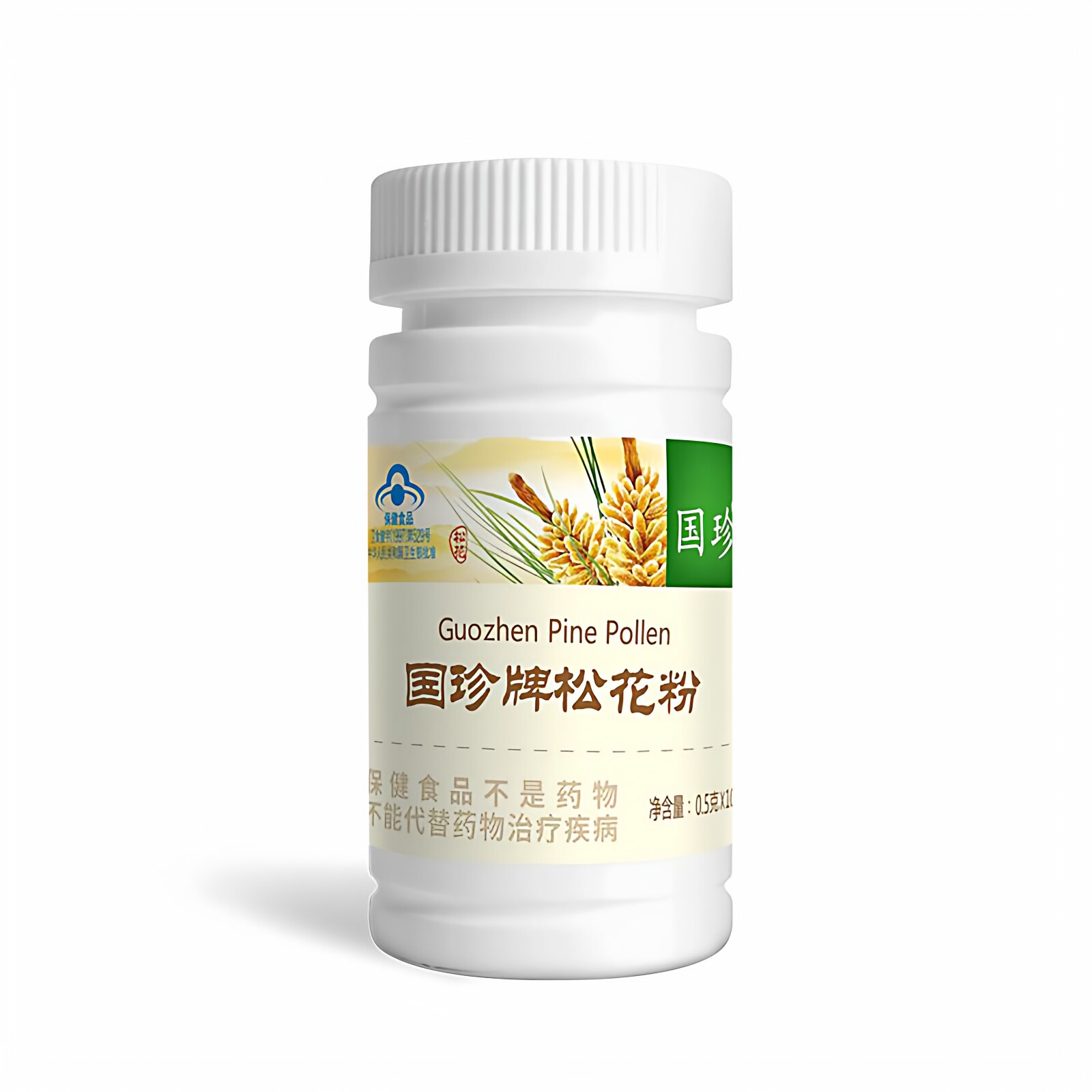 国珍牌松花粉0.5g/片*108片 新时代国珍健康食品专柜正品图片