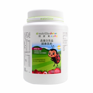 儿童蛋白粉国产正品 纽崔莱高蛋白饮品草莓口味 940克