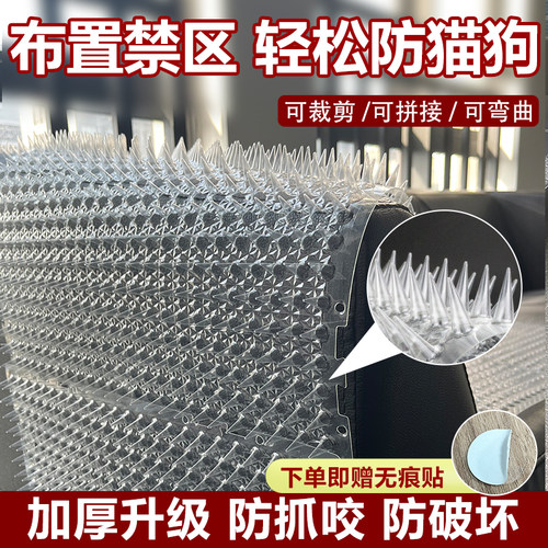 设置隔离禁区防猫狗咬门隔绝野猫