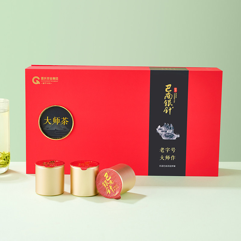 巴南银针小罐装茶150g礼盒明前绿茶2026新茶叶高山云雾毛尖送老师