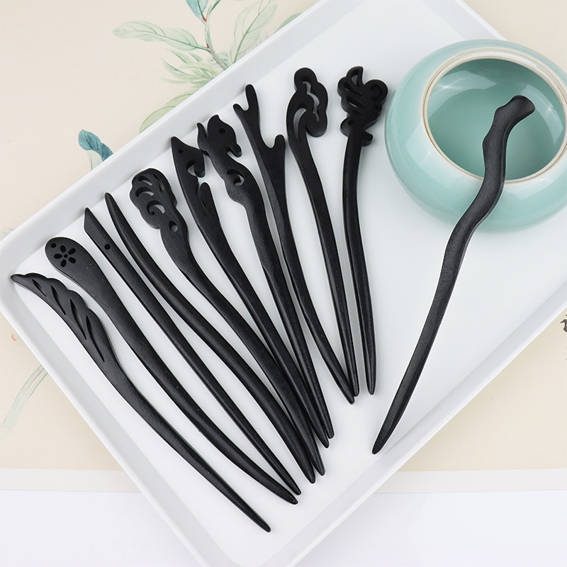 仿檀木簪子主体非遗绒花缠花古风发簪盘发底簪饰品diy配件手工,饰品/流行首饰/时尚饰品新,其他DIY饰品配件,淘宝优惠券,粉丝福利购,淘宝优惠卷