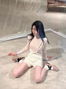 BabeFish Onze白色亲肤马海毛针织气质温柔套装 GINGER