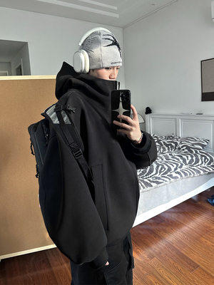 FEAR4FREE廓形连帽卫衣厚外套