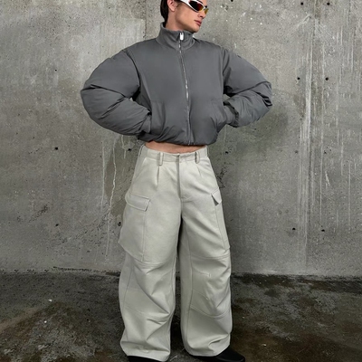 Babesochill工装口袋休闲伞兵裤