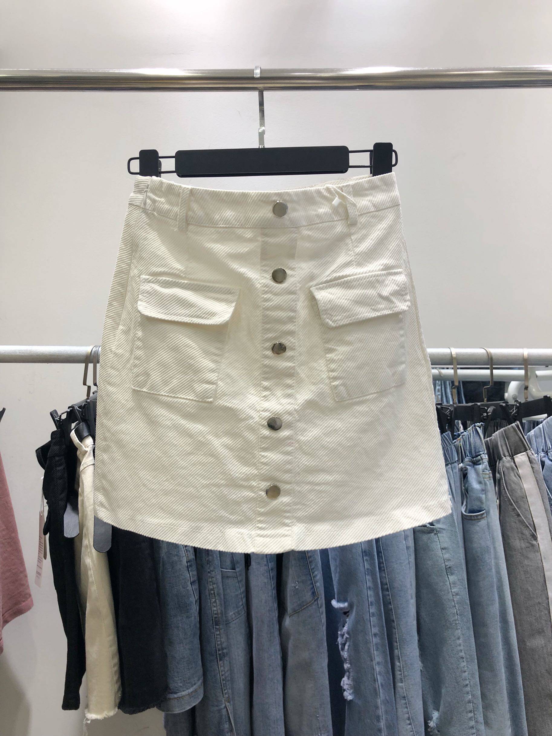 2019 Spring and summer new pattern Skirt Korean Edition fashion cowboy skirt Skirt charm Frontier 8626in the Women's clothing/Boutique , Skirts  category - from Buy2taobao.com to provide professional Taobao agent buy service