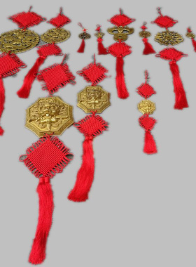 纯铜挂件五福临门招财客厅