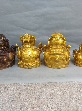 飞天貔貅招财摆件风水铜器