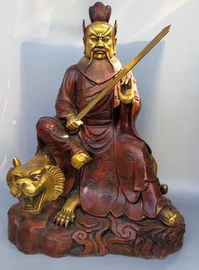 张道陵龙虎山钟馗保平安风水铜器