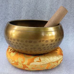 梵音颂钵纯铜佛音钵盂尼泊尔手工瑜伽冥想音疗钵音碗铜磬法器摆件