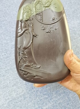 宁夏贺兰砚精品老坑原石砚台此店在兴庆区利民街115号马氏砚阁