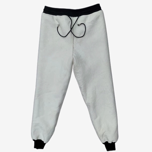 冬澳洲真皮毛一体皮裤 女 男宽松高腰超厚羊皮内胆绵羊防风羊毛棉裤