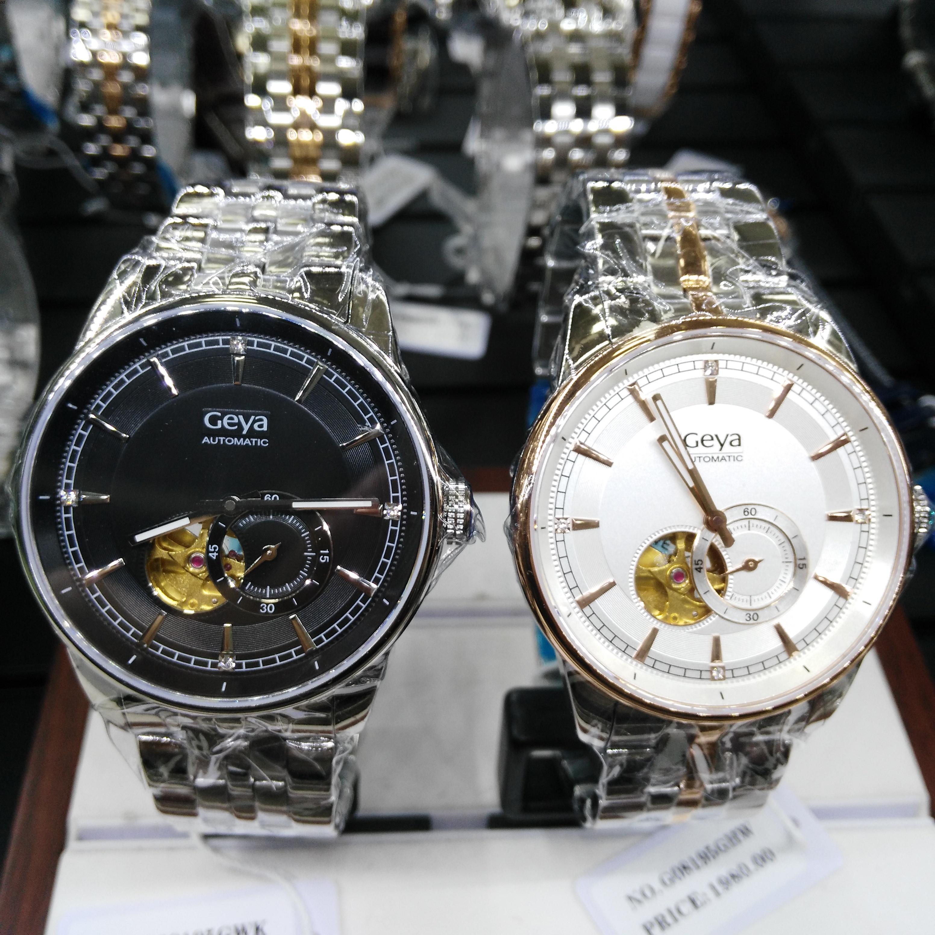 格雅正品 男表精钢防水时尚休闲潮流 蓝宝石玻璃自动机械手表8195