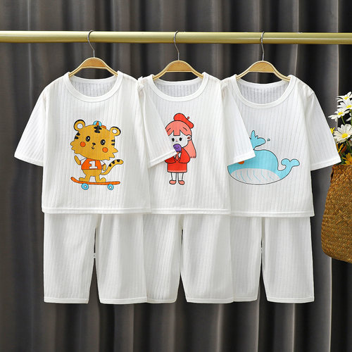 豫卢童展棉百搭棉夏季家居服睡衣