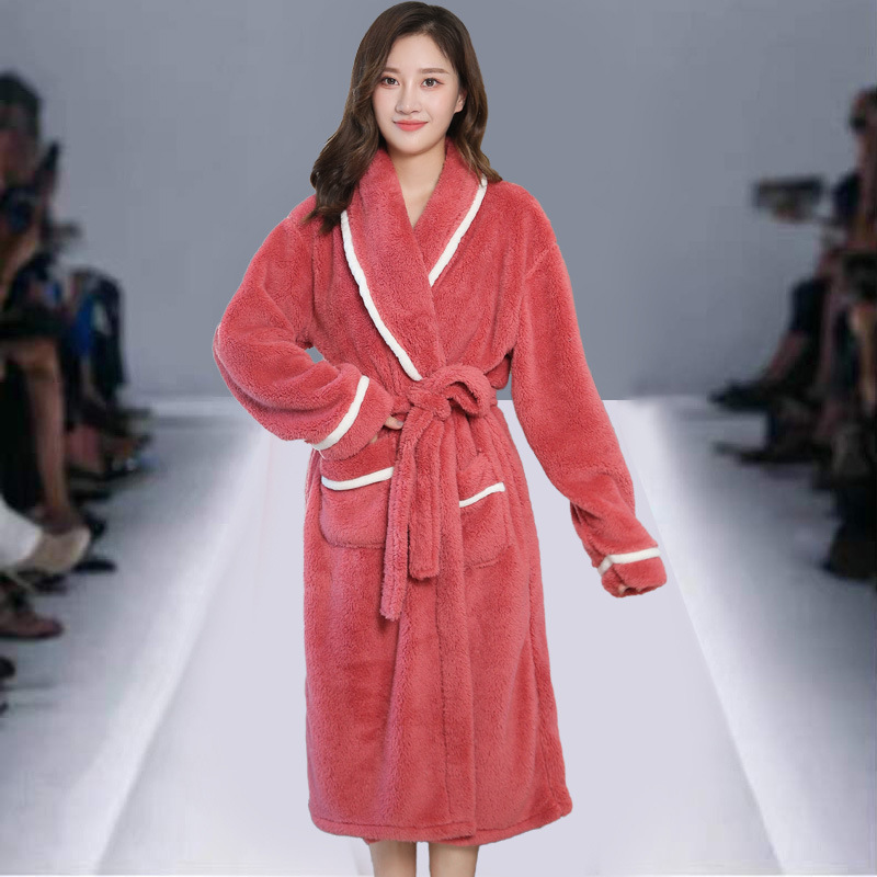 珊瑚绒睡衣女2025新款秋冬季长毛