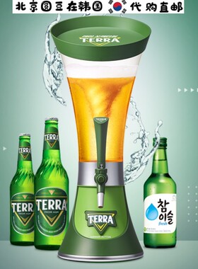 韩国直邮代购家用商用terra电动旋风搅拌烧酒啤酒机果汁分酒容器