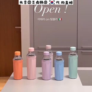 韩国直邮代购冰块茶叶隔离盖喝水方便304不锈钢保温杯便携随手杯