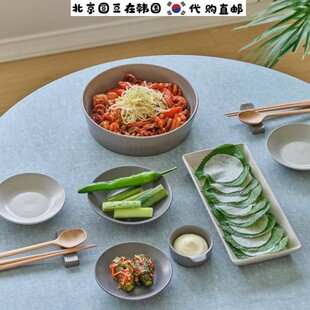 韩国直邮代购吃播同款odense手工骨陶瓷汤饭面碗盘碟子茶水咖啡杯