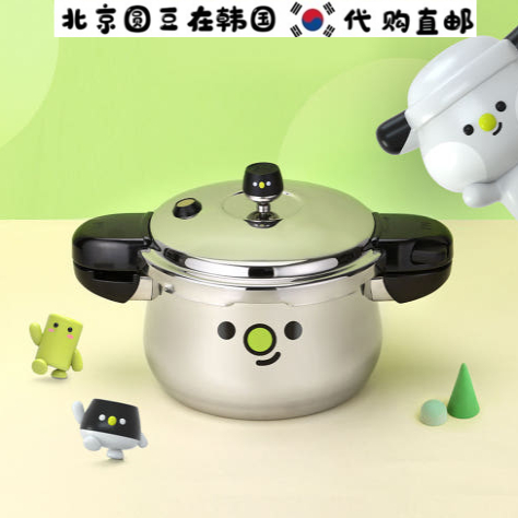 韩国直邮代购PN枫年多功能不锈钢高压锅燃气电磁炉通用6人份3.5L