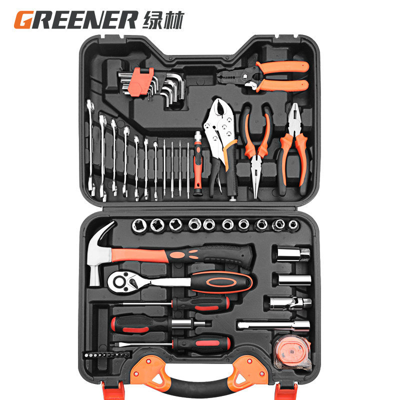 绿林家用工具套装电工五金维修工具箱家庭多功能车载套装,橡塑材料及制品,塑料盒/塑料箱/塑料柜,淘宝优惠券,粉丝福利购,淘宝优惠卷