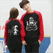 美容美发店工作服理发店卫衣定制发型师工装 加绒上衣 发廊男女冬装